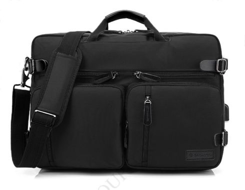 Torba/plecak na laptopa 17,3" Zagatto ZG245 BLACK - zdjęcie główne, jako torba