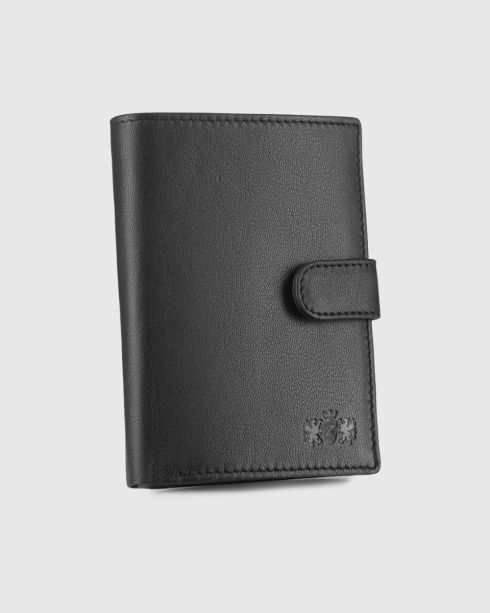 Men's leather wallet, vertical, snap closure ZG-N4L-F2