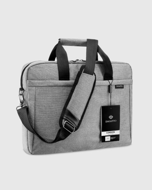 Oxford collection 15.6” inch laptop bag ZG107 Gray - main photo - thumbnail image