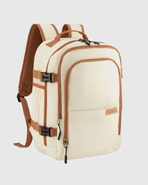 Beige airplane backpack 40x25x20 ZG932