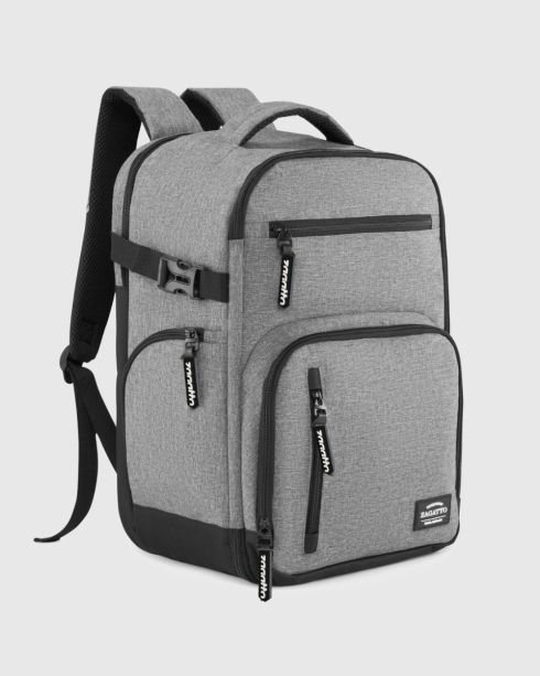 Grey airplane backpack ZG948