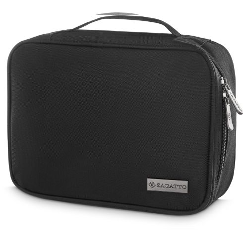 Black organizer for cables and electronic accessories ZG734