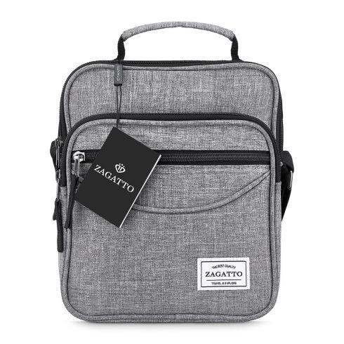 Grey crossbody bag, ZG55 West Pack