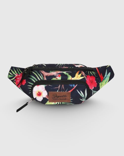 Flower and parrot waist bag ZG642 - thumbnail