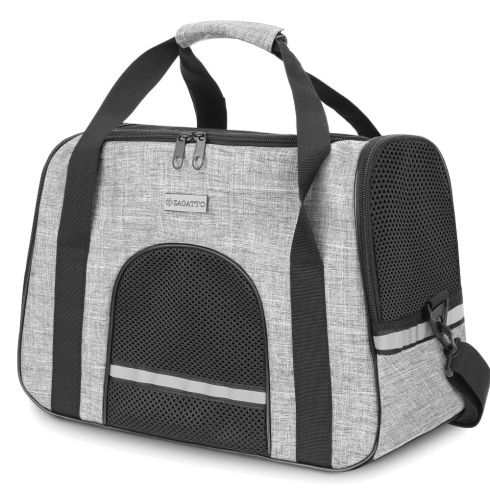 Grey pet carrier ZG685