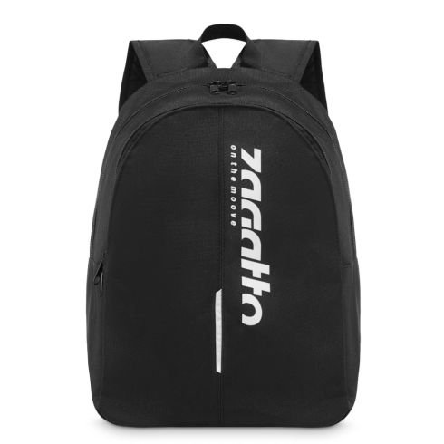 Sports backpack with reflective stripe, black, ‘On the Move’, ZG697