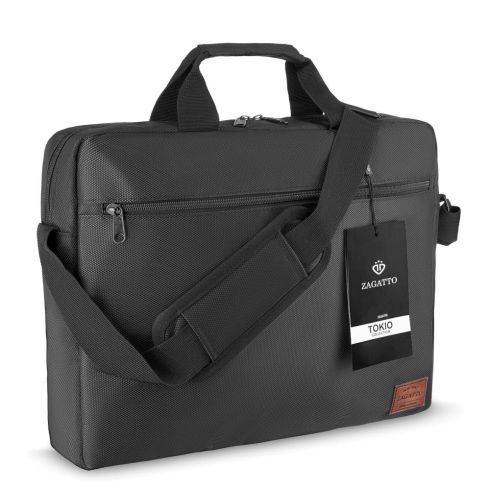 Zagatto ZG80 15.6” inch laptop bag from the Tokio collection - main photo, angled