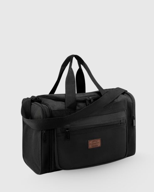 Travel bag for airplane, black 40x20x25 ZG849 - thumbnail