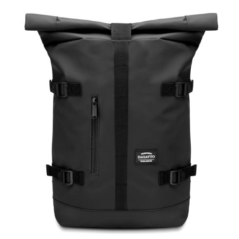 Bike backpack, black, rolltop Zagatto ZG862 - thumbnail