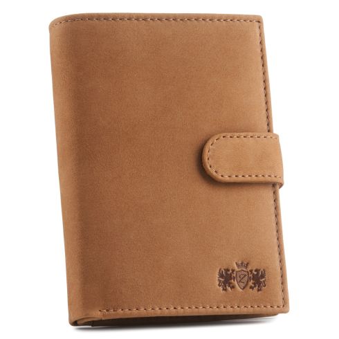 ZG-N4L-F10 RFID Secure vertical snap-on men's wallet - thumbnail