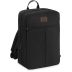 Black travel backpack, for airplane, 40x20x25, ZG771