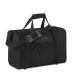 Black airplane travel bag with protective legs, RYANAIR, WIZZAIR 40x20x25 ZG770