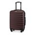 Cabin suitcase on wheels 55x40x20, burgundy, ZG501 ABS C D.Red
