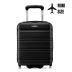 Cabin suitcase on wheels 40x30x20, black, ZG508 ABS MINI Black