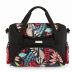 Baby stroller bag, black with colorful pattern ZG938