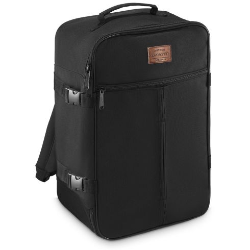 Airplane travel backpack black, 40x30x20 ZG846 - thumbnail