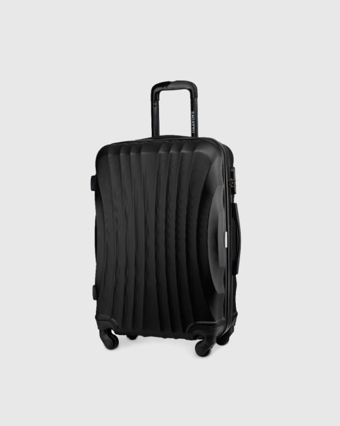 Medium wheeled suitcase, 65x42x26, black, ZG505 ABS B Black