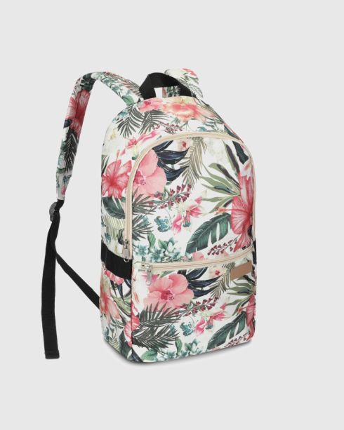 Backpack in floral pattern, ‘Marsilia’, ZG696