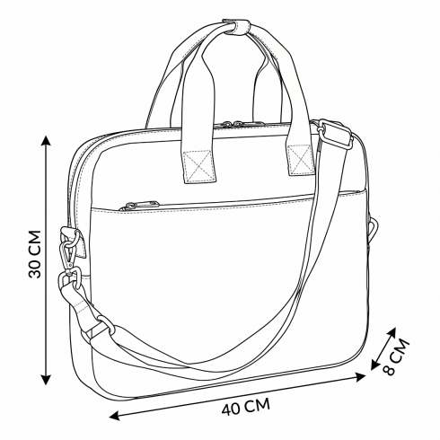 Torba na laptopa damska 15,6" na ramię różowa Pluto