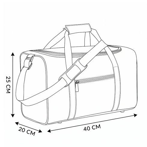 Fitness / travel bag ZG19 40x25x20