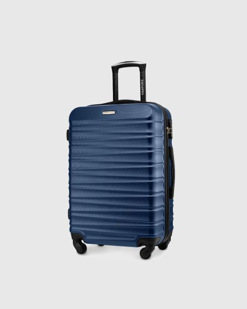Medium wheeled suitcase, 65x42x26, navy blue, ZG501 ABS B D.Blue