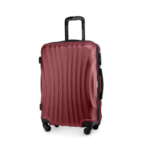 Medium wheeled suitcase, 65x42x26, red, ZG505 ABS B Red