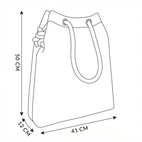Women's handbag, gray “Villa Eco” ZG613