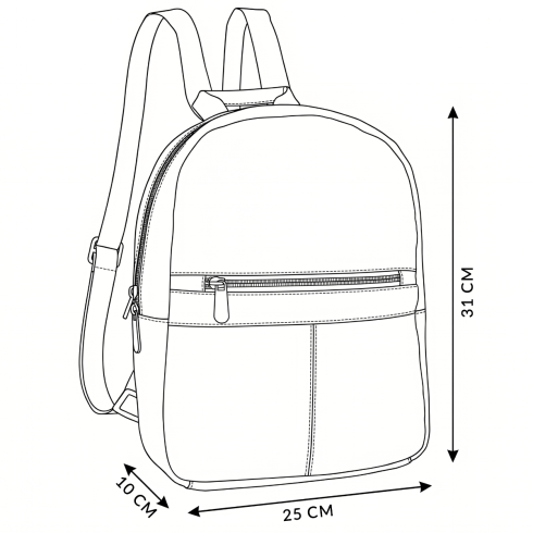 Women's backpack, small ZG624