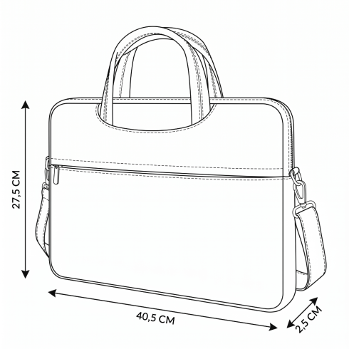 14.1” floral laptop bag ZG628
