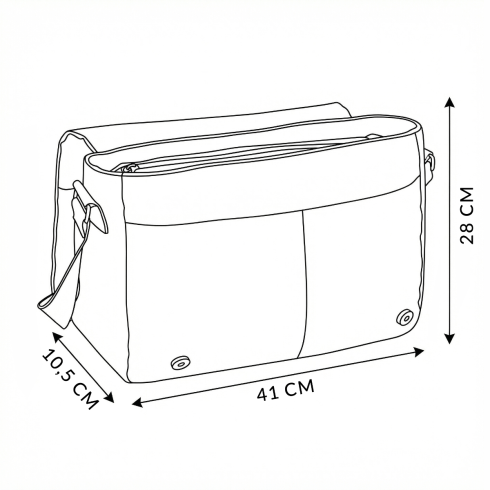 City shoulder bag, beige ZG658