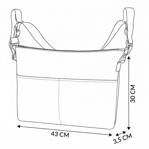 Floral stroller bag ZG661