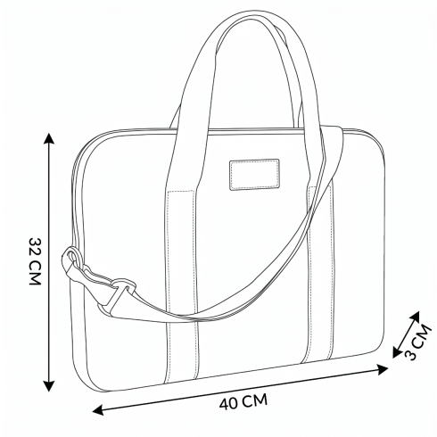 Laptop bag 15.6” floral pattern ‘Berlin’ ZG678