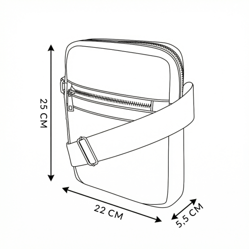 Black crossbody bag ZG71 STOEVER