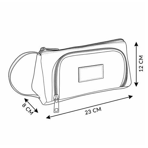 "Rio" pencil case in floral pattern ZG721