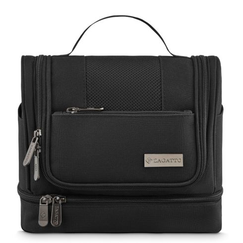 Black cosmetic case with hook and waterproof pocket Zagatto ZG728 - thumbnail