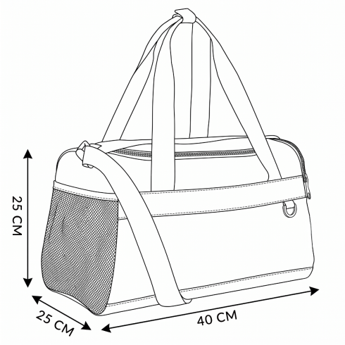 Black Sports Bag “On the Move” ZG752