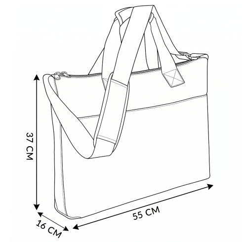 Elegant weekend bag ZG761