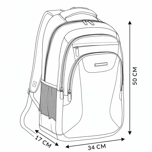 Backpack with laptop compartment 29L ZG772