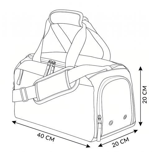 Compact sports / travel bag ZG782