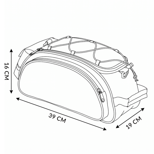 Bike rack bag 12L, ZG790