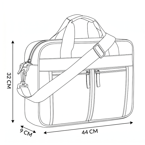 City bag, for 15.6” laptop ZG794