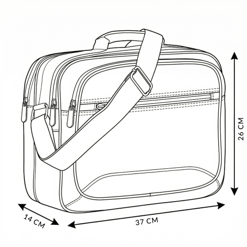 Men's shoulder bag ZG806
