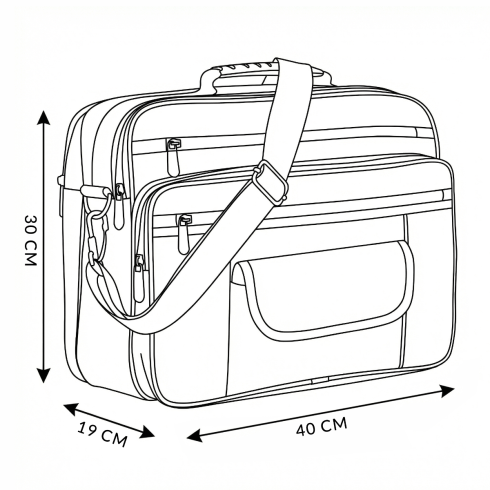 Men's shoulder bag ZG807