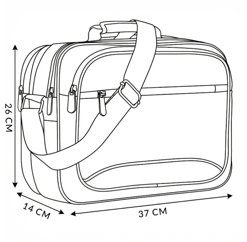 Men's shoulder bag ZG809