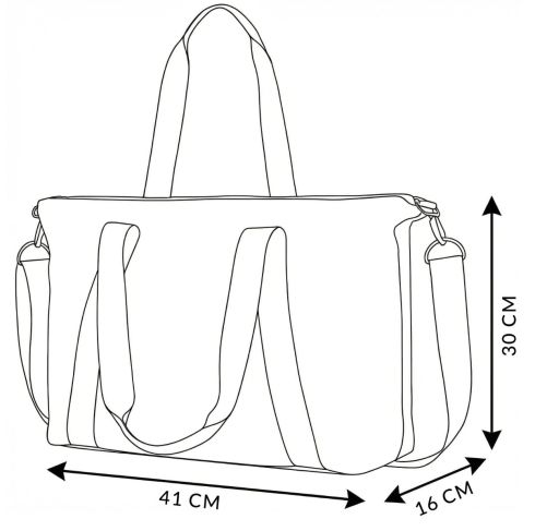 Women's shoulder bag, black ZG814