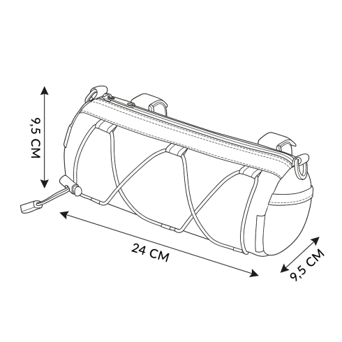 Bike handlebar bag "tube" ZG859