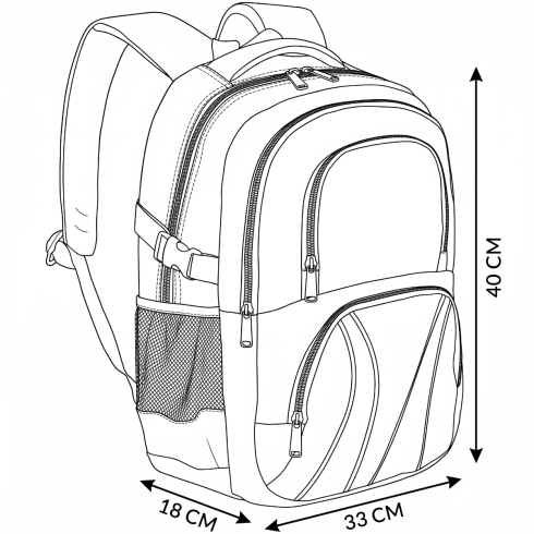 Backpack with laptop compartment ZG868