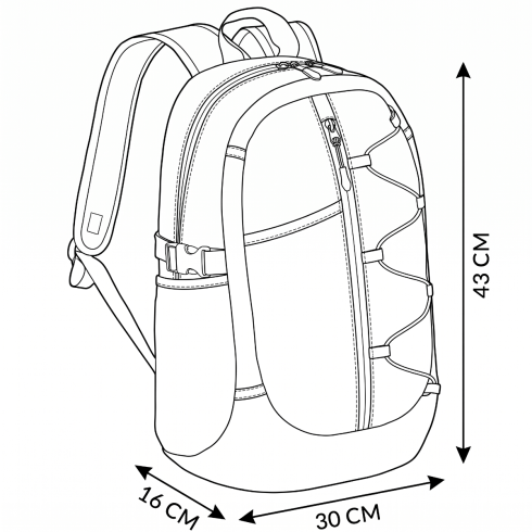 Backpack with laptop compartment ZG918