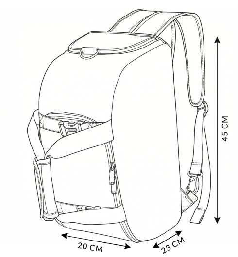 2-in-1 Backpack/Travel Sports Bag ZG934