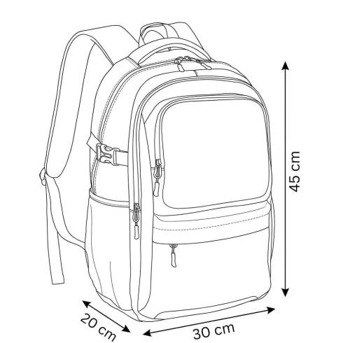 Airplane backpack with laptop space 45x20x30, ZG940